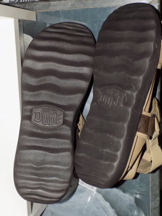 Hey Dude Carson Sandal Sport Mode Tan Brown Size 13 Men\'s New